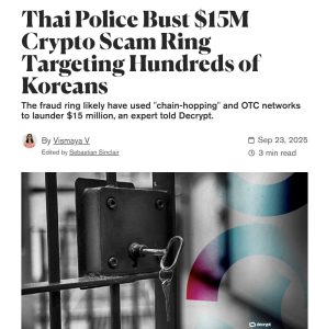 泰国警方重拳出击！1500万美金加密诈骗团伙