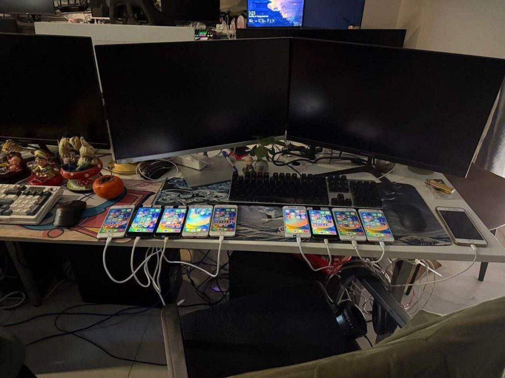 图片[2]-金边突袭28人网络诈骗团伙！27名越南籍”狗推”落网，缴获100部手机+39台显示器-测试测试