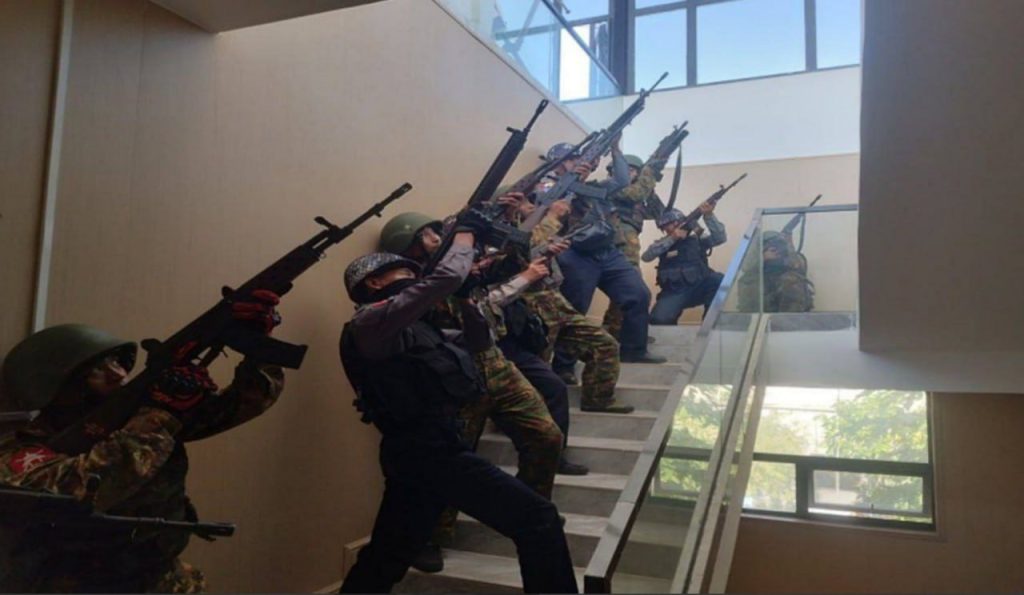 图片[3]-妙瓦底 #网友吐槽：傻逼老缅昨天突袭妙瓦底某园区，真的是一群傻逼，抓几个手无寸铁的狗推有必要搞这么夸张？-测试测试