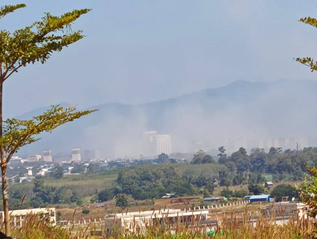 图片[2]-亚太 #鸿图物业 #突发事件：刚刚亚太村委会用广播在喊了，等一下在亚太里面会有爆破，然后十分钟后轰的一声。亚太鸿图物业开始爆破了。-测试测试