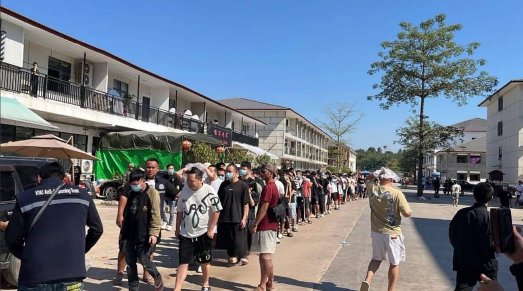 妙瓦底 #顺达园区 约千名诈骗园区员工拒绝遣返-测试测试